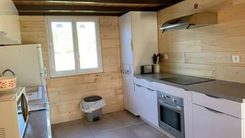 Micro-ondes, lave-vaisselle, cafetière/bouilloire, grille-pain