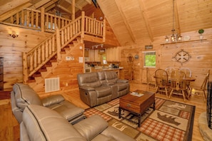 TV, fireplace, DVD player