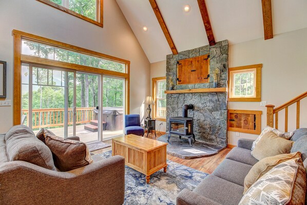 TV connectée, cheminée