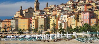 Panoramic views of Monaco and the Mediterranean