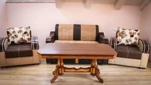 Habitación doble | Zona de estar