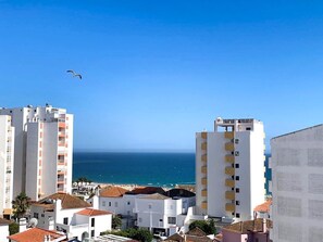 Vue sur la plage ou l’océan