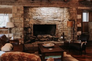 Interior - Stay at these upscale, historic cabins set in New Braunfels near Guadalupe River (New Braunfels)