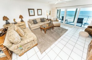 TV, DVD player, stereo