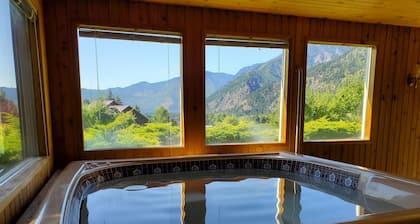 Ski Hill home w/ stunning views & hot tub!