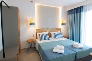 2 bedrooms, in-room safe, iron/ironing board, free WiFi - Varkotopi villa 6,Pool,Near the Beach,South Crete (Rethymno)