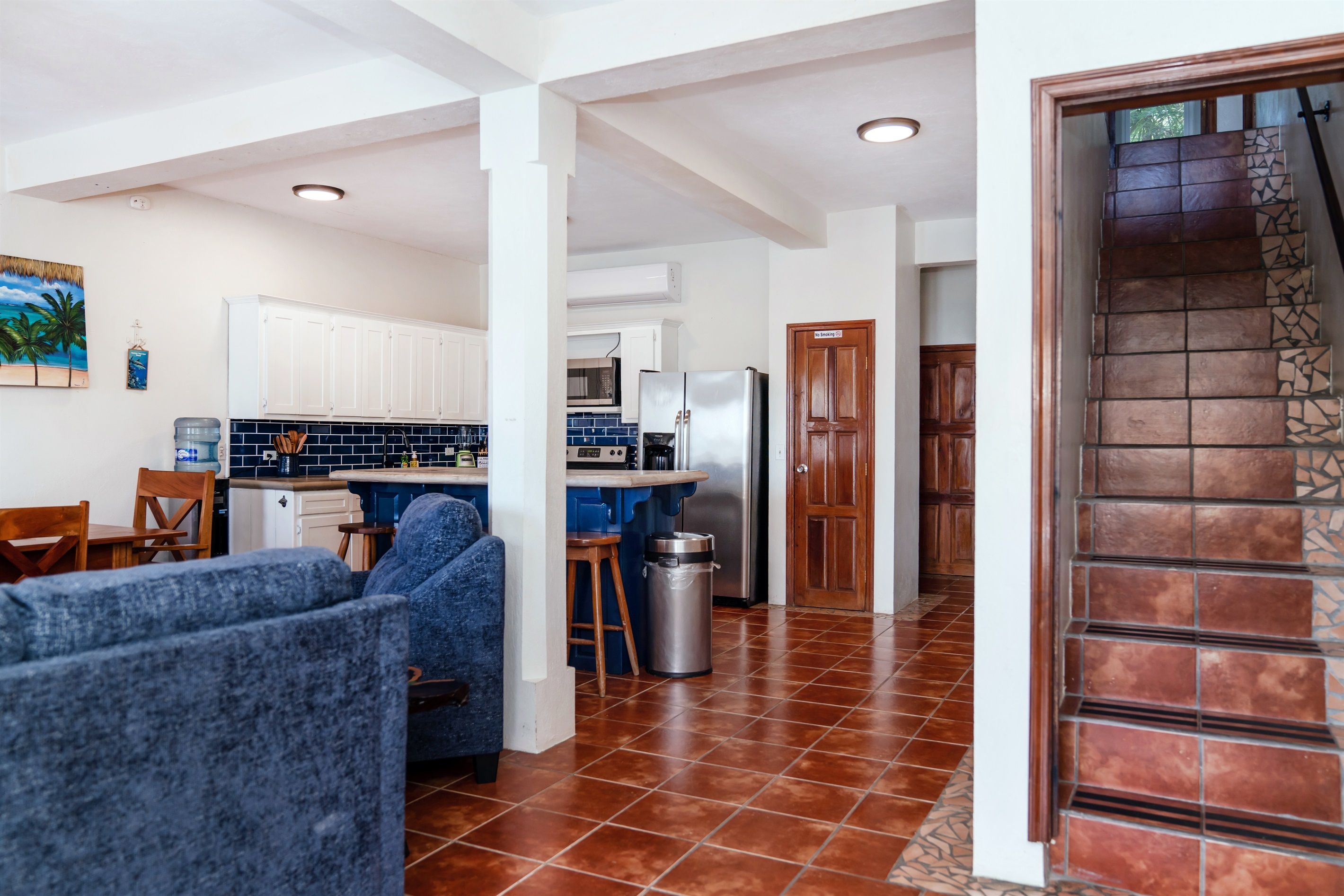 Open living, dining and kitchen spaces make it easy for everyone to stay connected