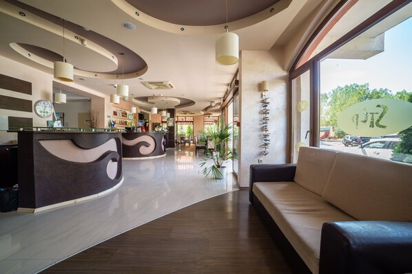 Zona de estar del vestíbulo