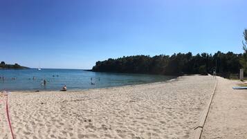 Enjoy a serene beach experience with access to the shore.