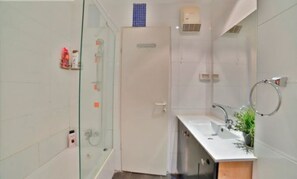 Soap, shampoo, toilet paper
