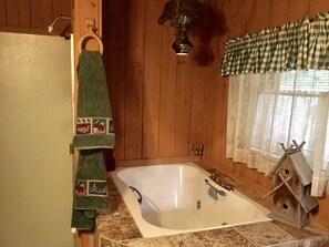 Badewanne, Whirlpool, Haartrockner, Handtücher