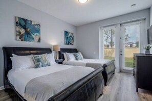 3 soverom, strykejern/-brett, reiseseng for barn og wi-fi