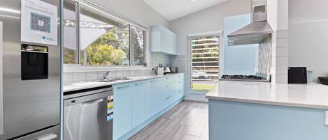 Microwave, coffee/tea maker