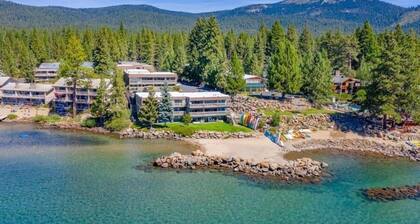 Ideal Couple, Small Family Getaway, Lakefront Complex w/ Private Beach/Pool by Tahoe Time VR