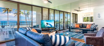 Luxury Contemporary Remodeled Beachfront Condo.  Hotel zoned -not Minatoya list!