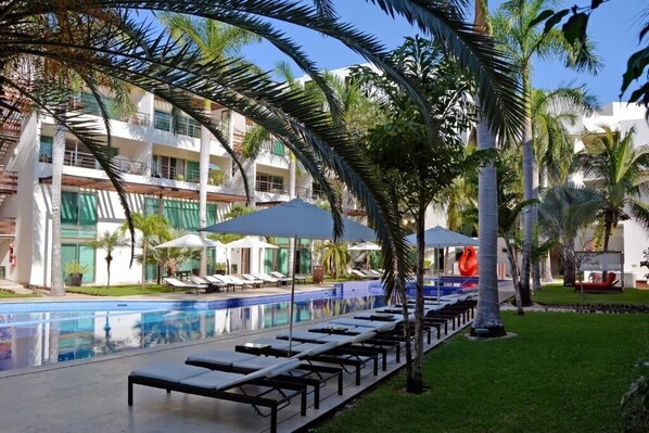 Alberca al aire libre 