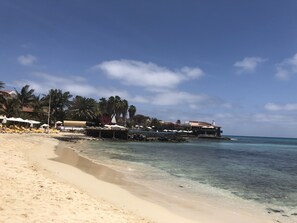 On the beach
