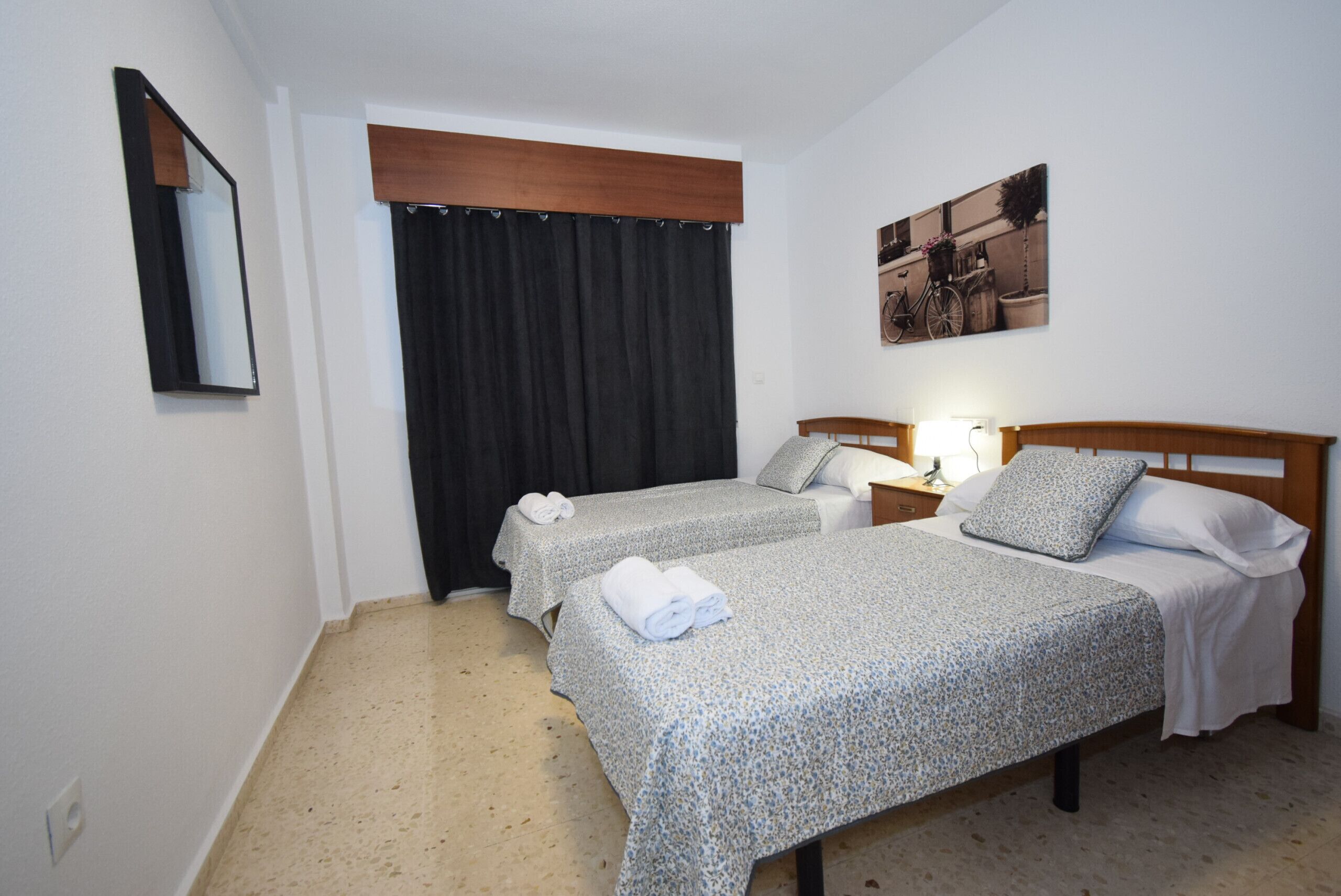 1 bedroom, iron/ironing board, bed sheets