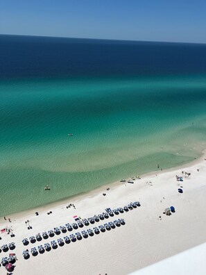 On the beach, sun-loungers - Perfect Little Paradise  !!  VERY COZY UNIT WITH SPECTACULAR VIEW!!! (Panama City Beach)