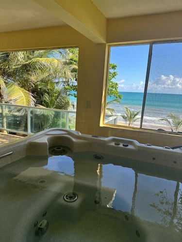 Luquillo Beachfront Villa with Ocean Views & Room to Relax