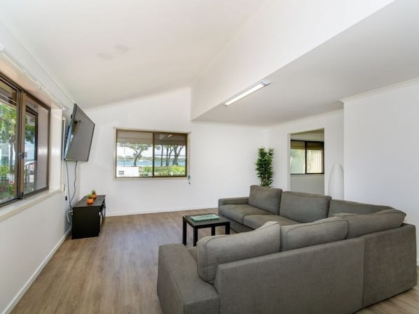 TV, Netflix, DVD player, streaming services