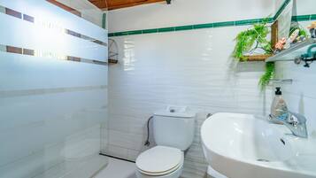 Bathtub, hair dryer, towels