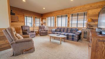 TV, fireplace, DVD player