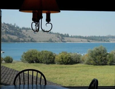 Edgewater #10 , Magnificent Panoramic view of June Lake through lg picture window