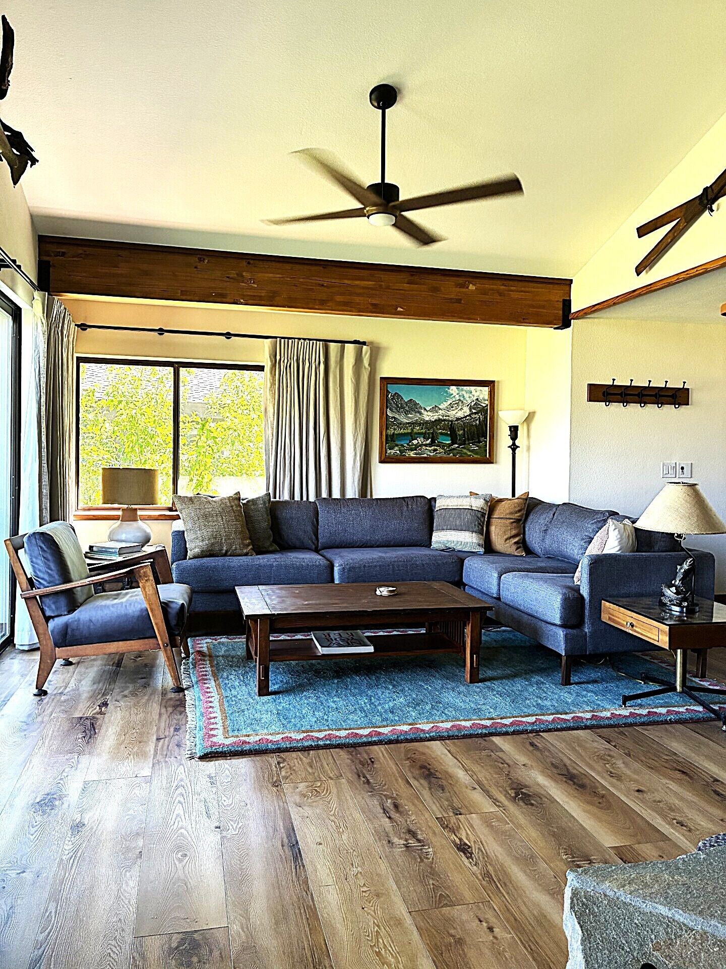 Taulutelevisio, takka