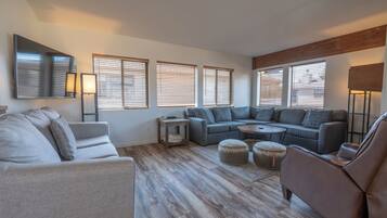 TV, lareira, DVD player