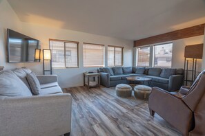 TV, fireplace, DVD player