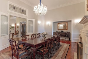Dining - Elegant French Estate - Pool, Views, Nature Trails (Manor)