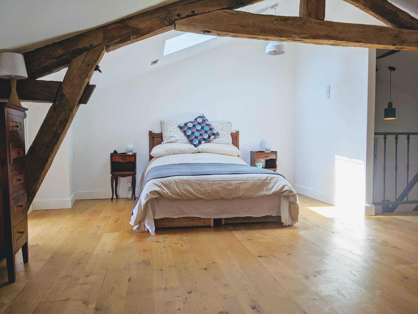 3 chambres, fer et planche à repasser, lit parapluie, Wi-Fi gratuit
