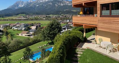 Apartment Tirol 75m² with 2BR, Balcony, Pool & Mountain View - near Skislope