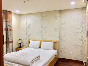패밀리 아파트, 침실 2개 | 이집트산 면 시트, 고급 침구, 필로우탑 침대, 각각 다른 스타일의 인테리어