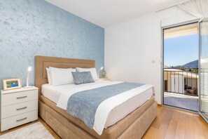 Apartamento, 1 habitación | Ropa de cama de alta calidad y decoración individual