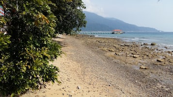 On the beach