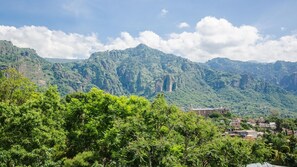 Blick von der Unterkunft