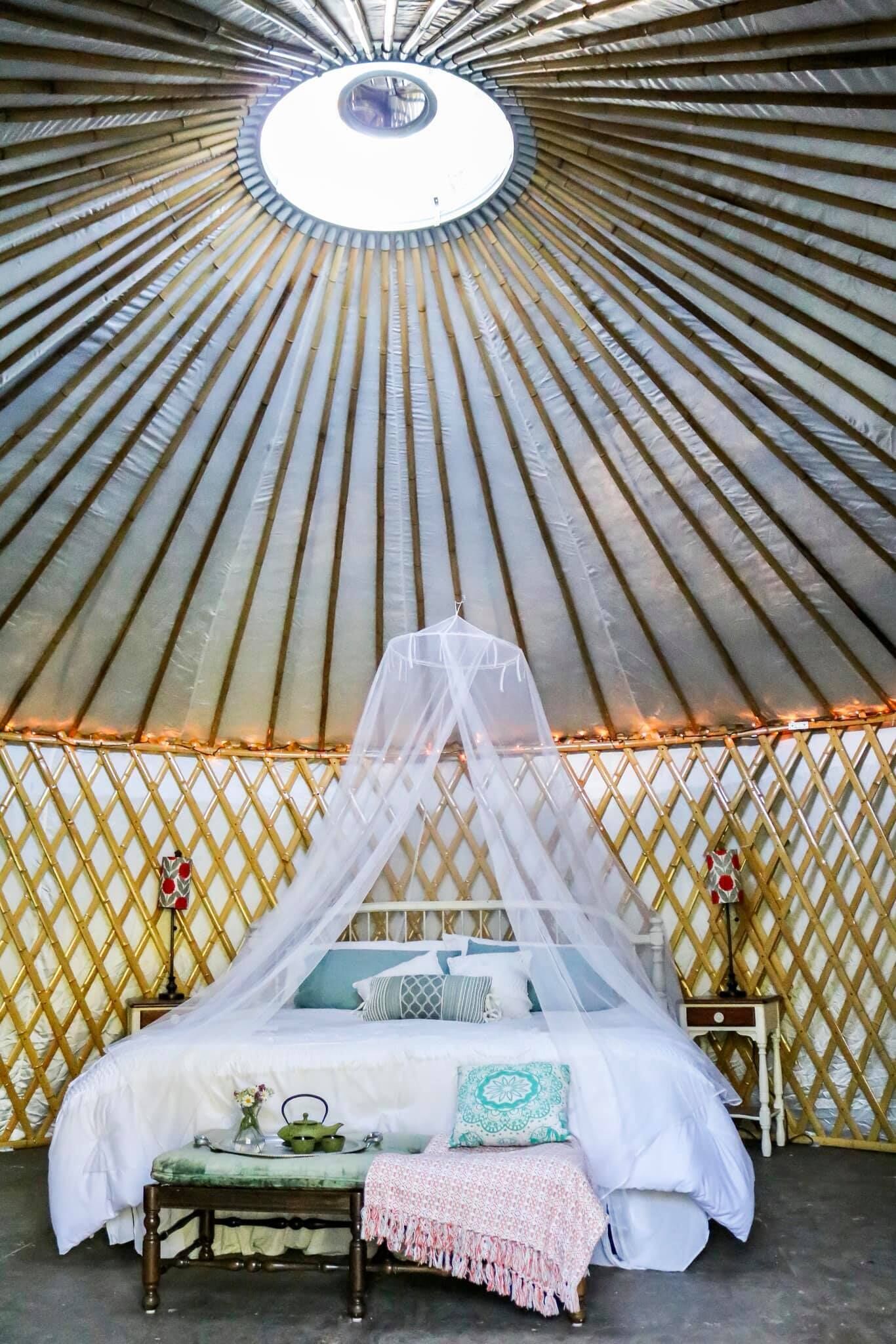 Farm Yurt - Wake up with goats & Highland cows