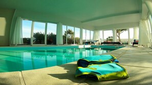 Indoor pool, a heated pool
