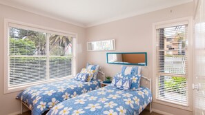 2 bedrooms, bed sheets