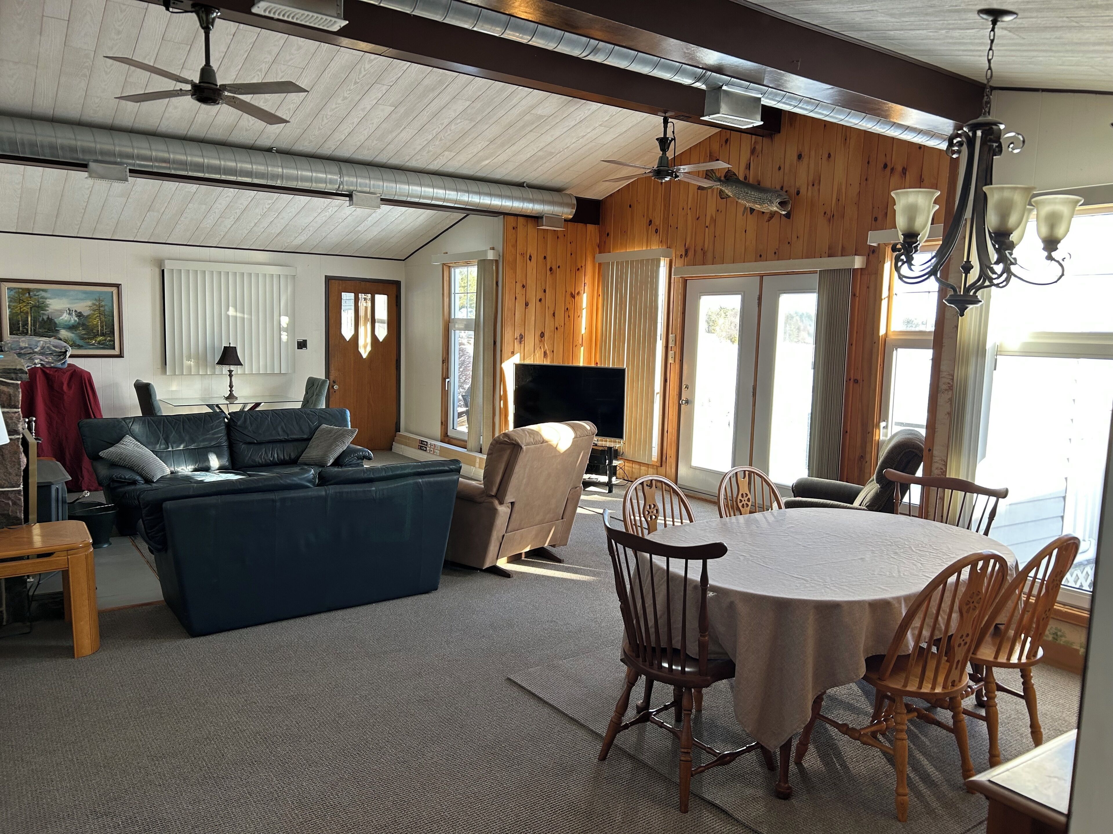 TV connectée, cheminée