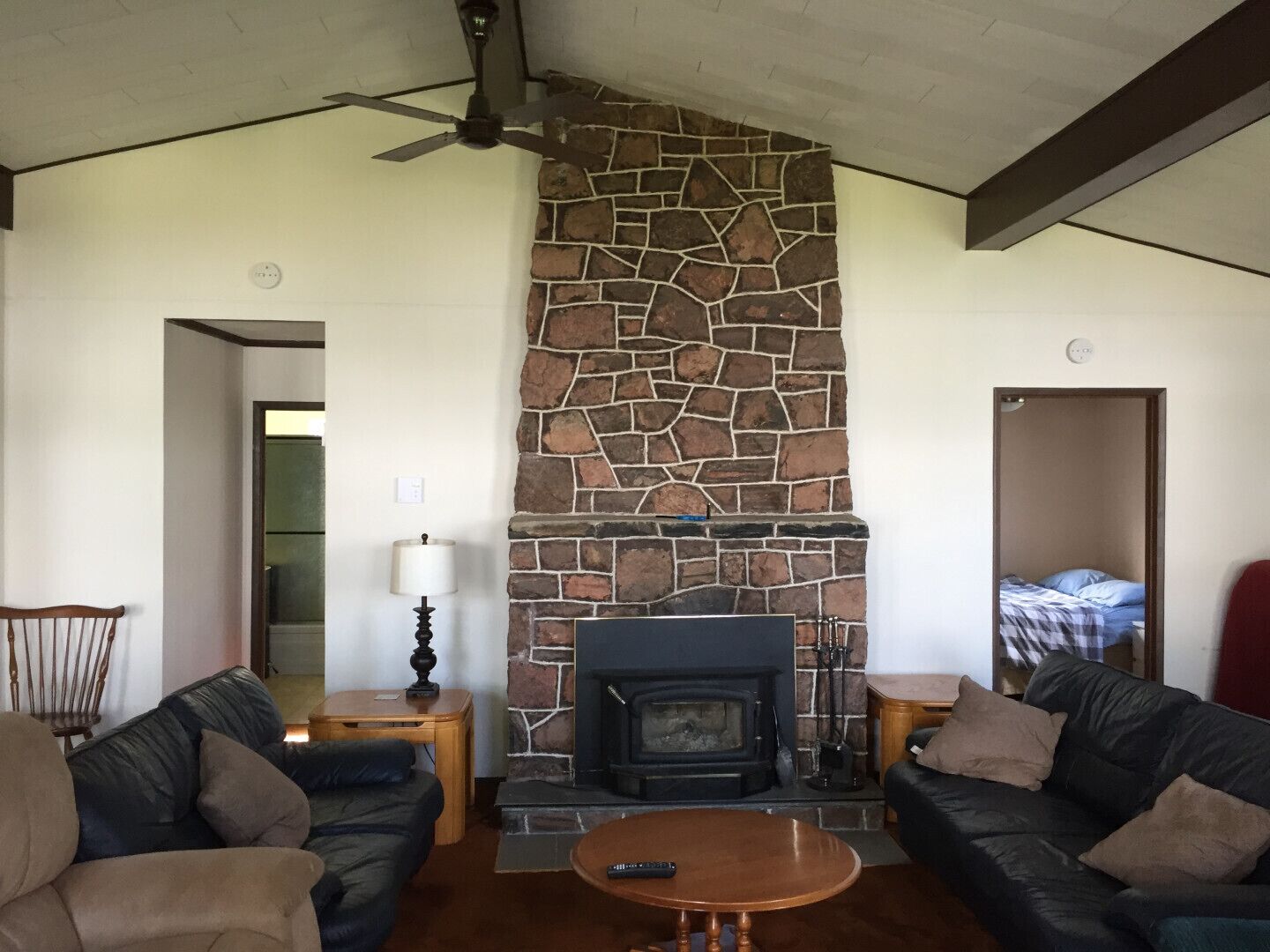 TV connectée, cheminée