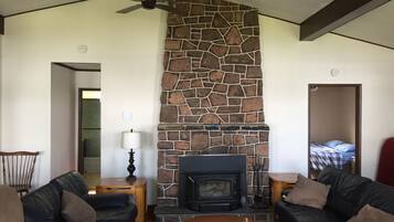 TV connectée, cheminée