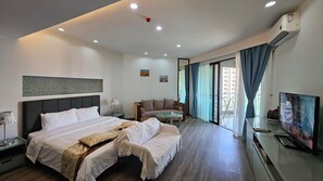 Living area - Amanda Seaview Resort Apartment (Lingshui)