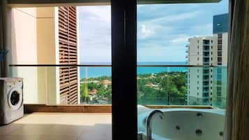 Suíte família, vista para o mar | Vista da sacada