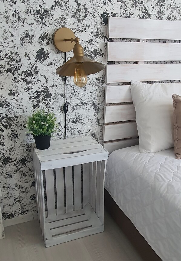 2 bedrooms, WiFi, bed sheets - Elyon Apartment - 1 (150m from the Lake & Beach - near City Center) (Ohrid)