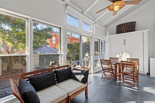 Downtown Retreat on Historic Jones Street | Heated Pool Access | By Southern Belle