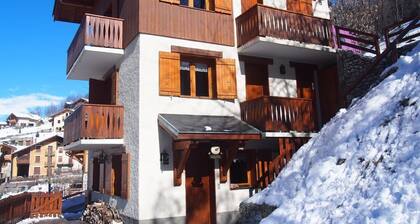 PEISEY VALLANDRY Bel Appartement avec une superbe vue sur la vallée à 100M RM