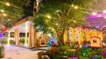 Front of property – evening/night